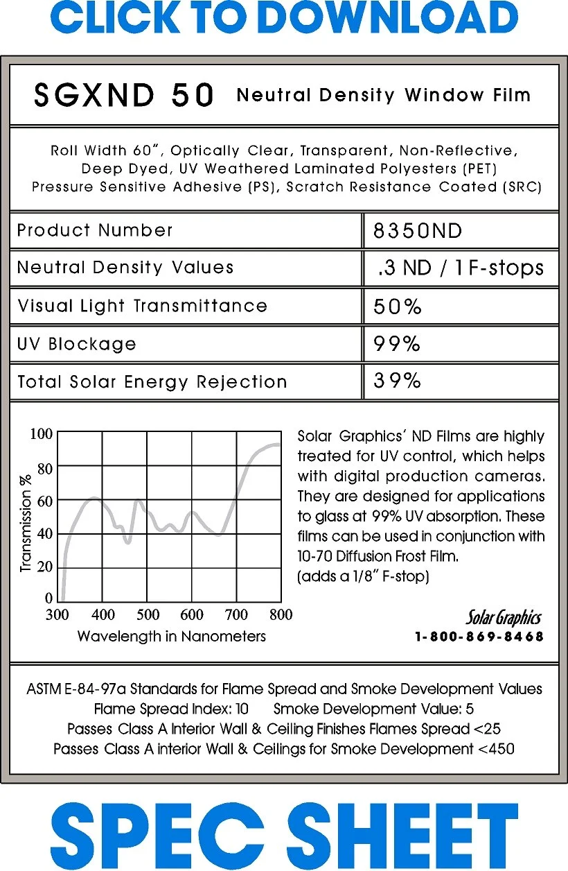 Solar Graphics | Neutral Density Window Films